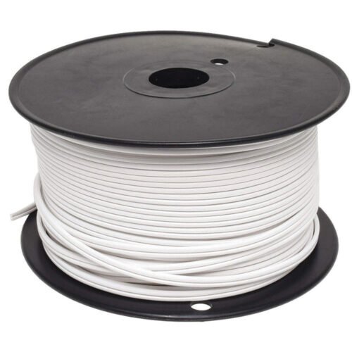 GRAINGER APPROVED E3680 Lamp Cord,2 Cond,18AWG,SPT-1,Wht,250ft 2W374
