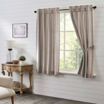 Grain Sack 36 in W x 63 in L Farmhouse Light Filtering...