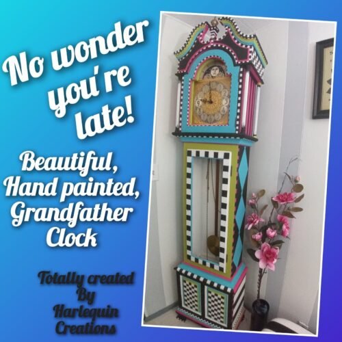 Grandfather Clock Black And White Stylish Contemporary Different Funky