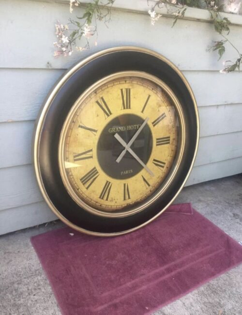 Grand Hotel Paris 31 1/2" Wide Wall Clock