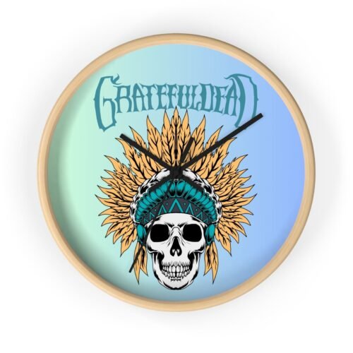 Grateful Dead Wall Clock, Office Clock, Home Clock Jerry Garcia Shakedown Street