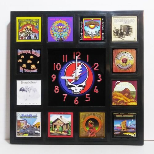 Grateful Dead Wall Clock Rock Band Album LP CD Cover Replica Art