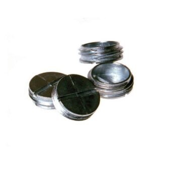 Gray Die-Cast Metal 1/2 in. Outdoor Closure Plug (30-Pack of 4)