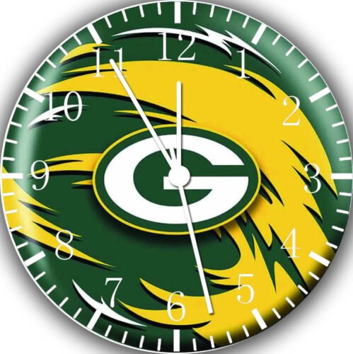 Green Bay Packers Frameless Borderless Wall Clock Nice For Gifts or Decor E378
