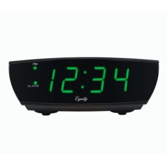 Green LED 0.9 In. Digital Alarm Clock