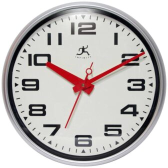 Grey Lexington Avenue Wall Clock