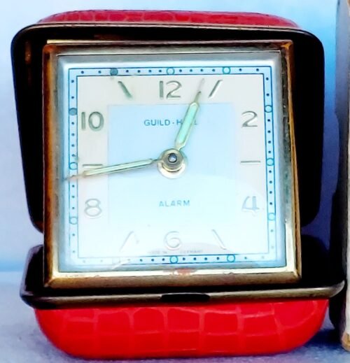 Guild Hall Wind Up Travel Alarm Clock Made In Germany Working Clock