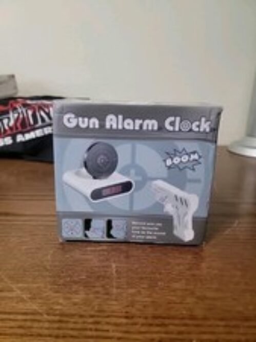 Gun alarm clock/target alarm clock/creative clock new in the box Camouflage