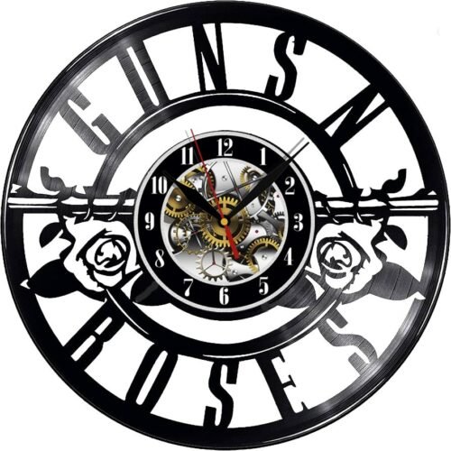 Guns N' Roses Wall Clock - Retro Decor - Unique Home Accent - Perfect Gift