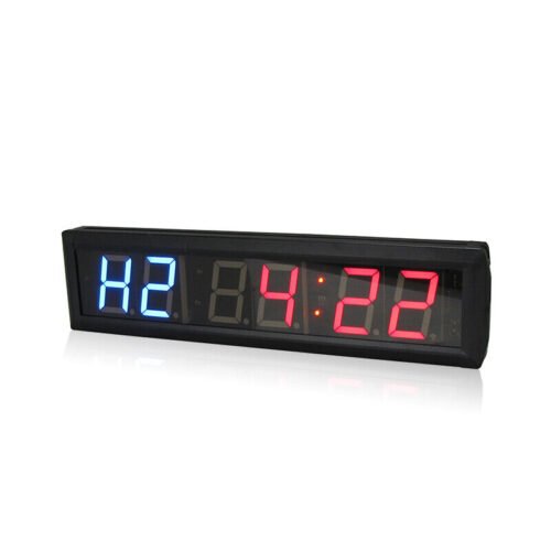 Gym Interval Timer Programmable Workout Gym Training Wall Clock Fitness Crossfit