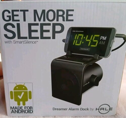 Hale Dreamer Alarm Clock Speaker Dock for Android Phones with SmartSilence