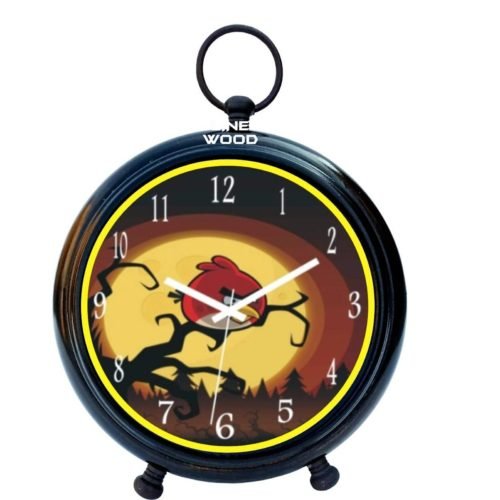 Handmade Antique 5" Wooden Table Clock Desk Clock Nautical Style Home Decor