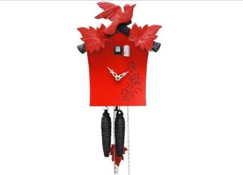 Handmade Modern Cuckoo Clock from Rombach & Haas, Black Forest Germany