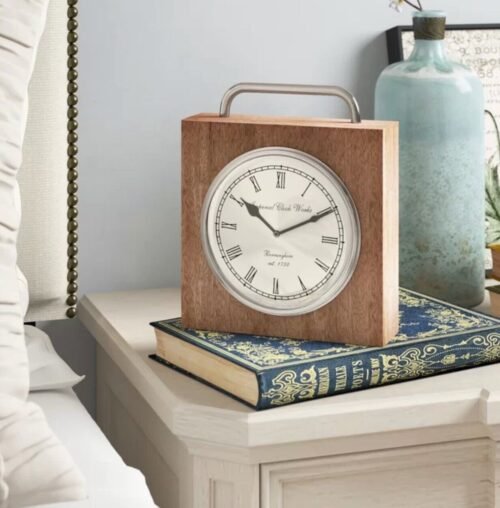 Handmade Table clock analog brand new
