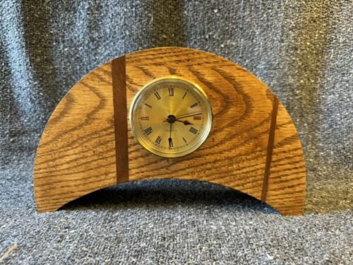 Handmade Wooden Mantle Clock