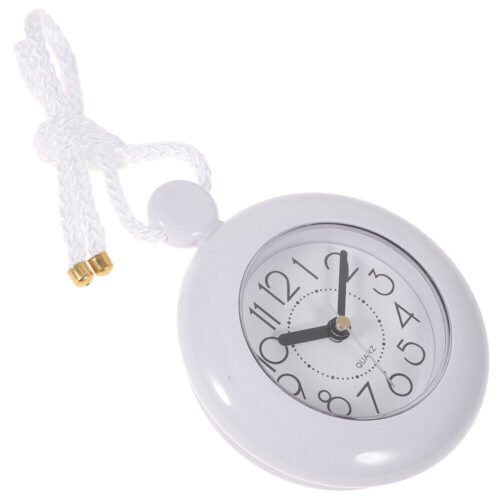 Hanging Clock Adorn Non Ticking Wall Shower Timer Digital Alarm Office