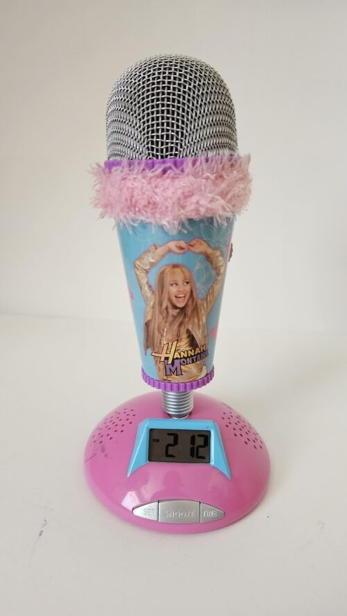 Hannah Montana Microphone Alarm Clock - RARE