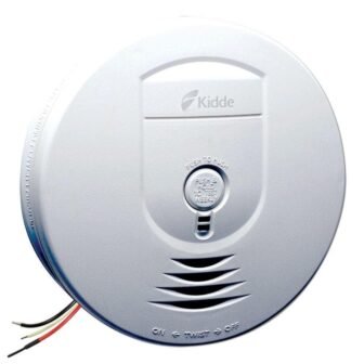 Hardwired Smoke Detector with 9-Volt Battery Backup and Wire-Free Interconnect