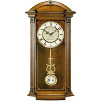 Hartwick 30 in. H x 14 in. W Chime Wall Clock