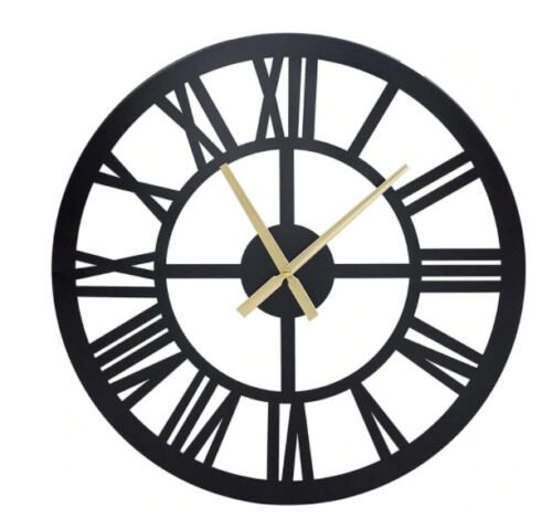 Hawoo 19.5in Roman Numeral Wall Clock