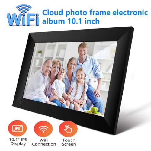 HD Smart WiFi Digital Photo Frame Safe Dispaly Touch Screen Video Picture Album