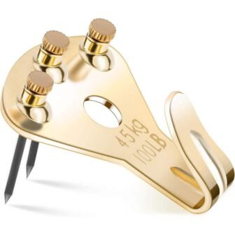 Heavy Duty Picture Hangers with Nails Support 100 lbs. Minimal Wall Damage...