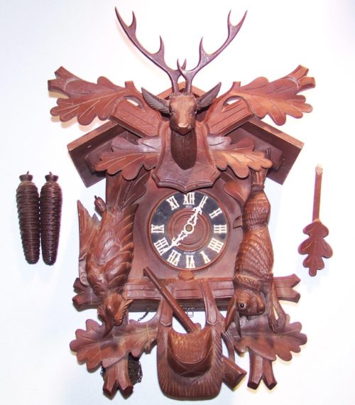 Heco Hunter's Black Forest German Musical Cuckoo Clock image