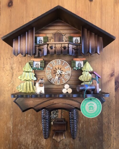 Hekas Chalet Black Forest Cuckoo Clock -Movement Rebuilt-Original Tag-Excellent