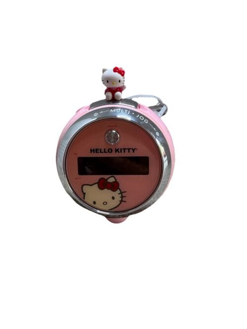 Hello Kitty KT2054 Pink LED Projector Alarm Clock AM FM Radio Time Display