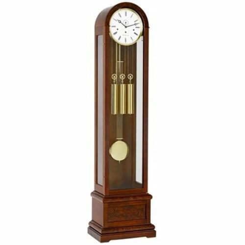 Hermle 01087030461 Charlotte Round Top Floor Clock Walnut 2