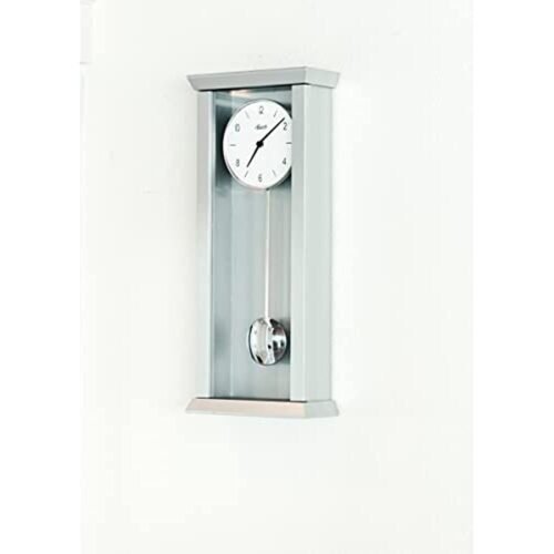Hermle 71002L12200 Arden Modern Quartz Regulator Wall Clock44; Light Grey