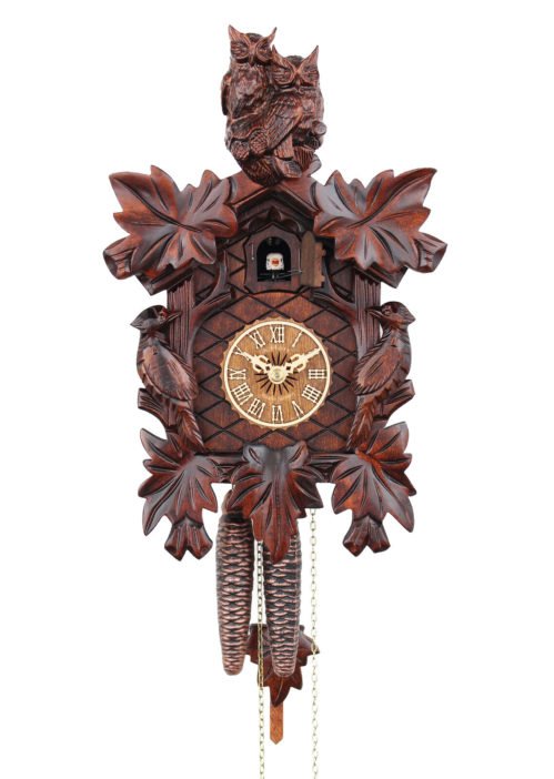 HerrZeit by Adolf Herr Cuckoo Clock - The Wise Owls AH 103/1 NEW