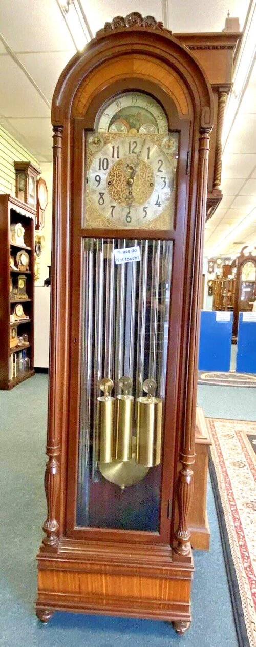 Herschede 9 TUBE/Tubular Grandfather Clock, Virginian Model. No. 276 Circa 1950s