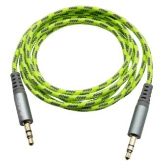 Hi-Vis 4 ft. Aux Cable, Yellow