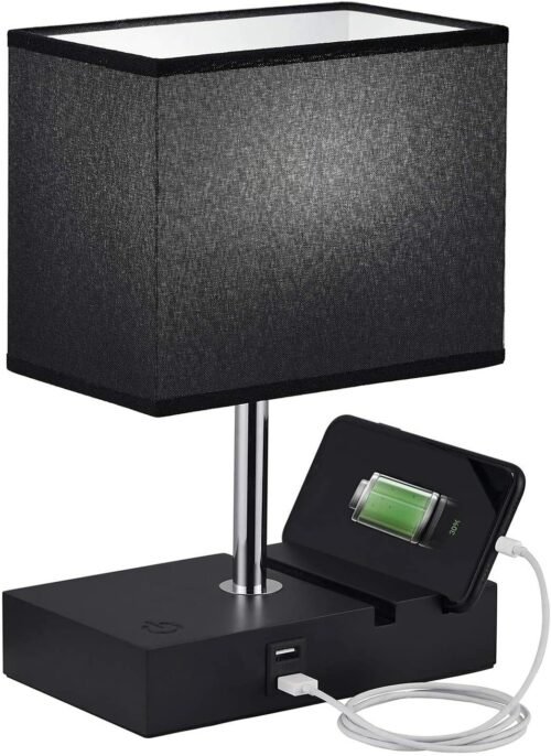 Hidden Spy Camera 4K WiFi P2P Lamp Charging Station Bedside Lamp Nanny Cam