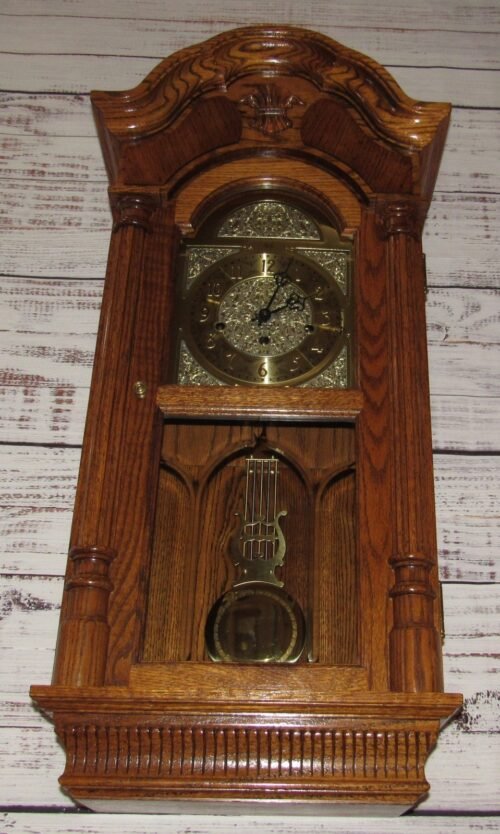 High Quality Sligh Triple Chime 3 Melody Quarter Hour Chime Wall Clock 8-Day