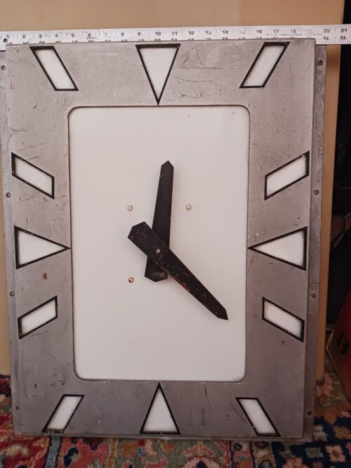 Historic Art Deco Outdoor Electric Clock