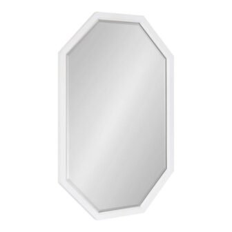 Hogan 36.00 in. H x 24.00 in. W Farmhouse Octagon Irregular White...