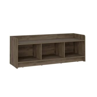 Holbrook Brown Wall Mounted Entry Bench