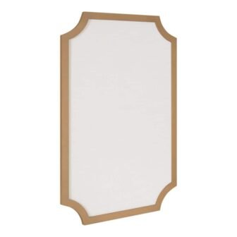 Holbrook Gold Fabric Memo Board