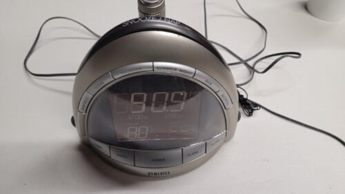 Homedics Alarm Clock Radio SoundSpa SS-5010 w/Sleep Sounds and Time Projection