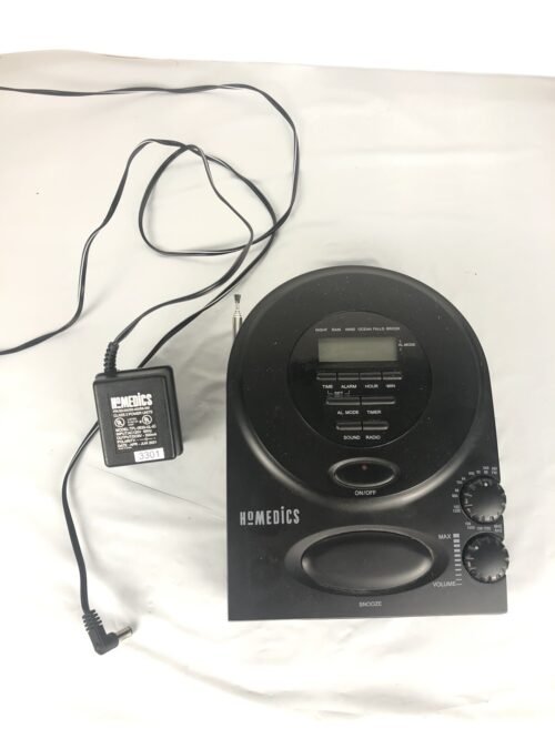 HOMEDICS MODEL SS-400B SOUND SPA RADIO ALARM CLOCK ACOUSTIC SOUND MACHINE