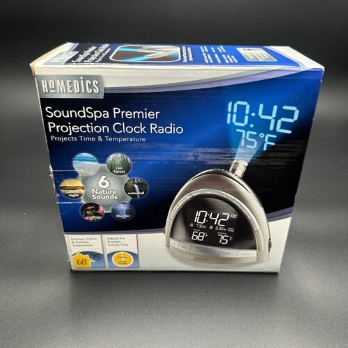 HoMedics SoundSpa Premier SS-5010 AM/FM Clock Radio/Projector