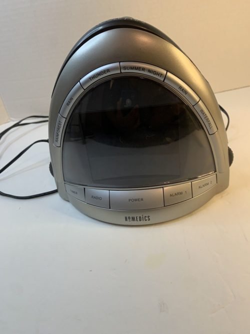Homedics SoundSpa Premier with Dual Alarm Clock Radio Nature Sounds White Noise