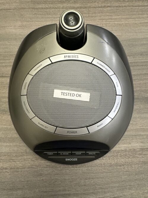 HoMedics SoundSpa SS-4500 AM FM Clock Radio Alarm Projection Clock Sound Therapy