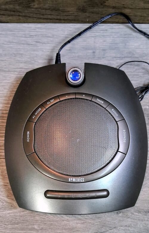 Homedics Sound Spa w/ Nature Sounds Time Alarm Clock Radio SS-4510B Tested!