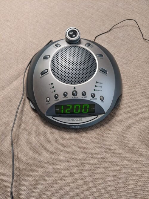 HoMedics SS-4000 Sound Spa Alarm Clock Radio Sound Machine White Noise Light