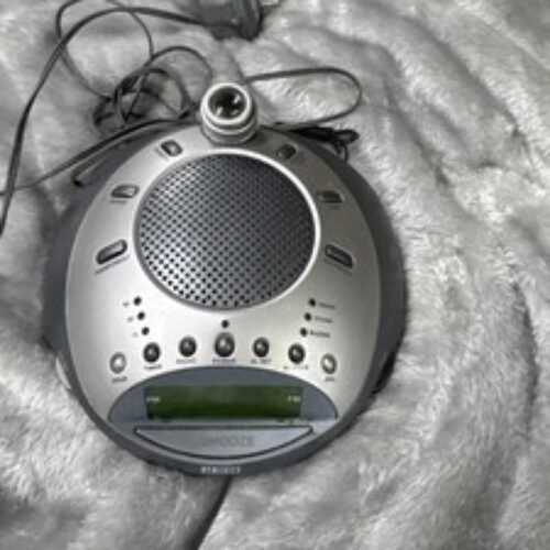 HoMedics SS-4000 Sound Spa Alarm Clock Radio Sound Machine White Noise Tested