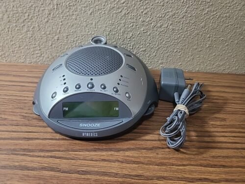 HoMedics SS-4000 Sound Spa Alarm Clock Radio Sound Machine White Noise TESTED++
