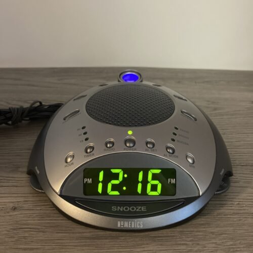 HoMedics SS-4000 Sound Spa Alarm Clock Radio Sound Machine White Noise Tested